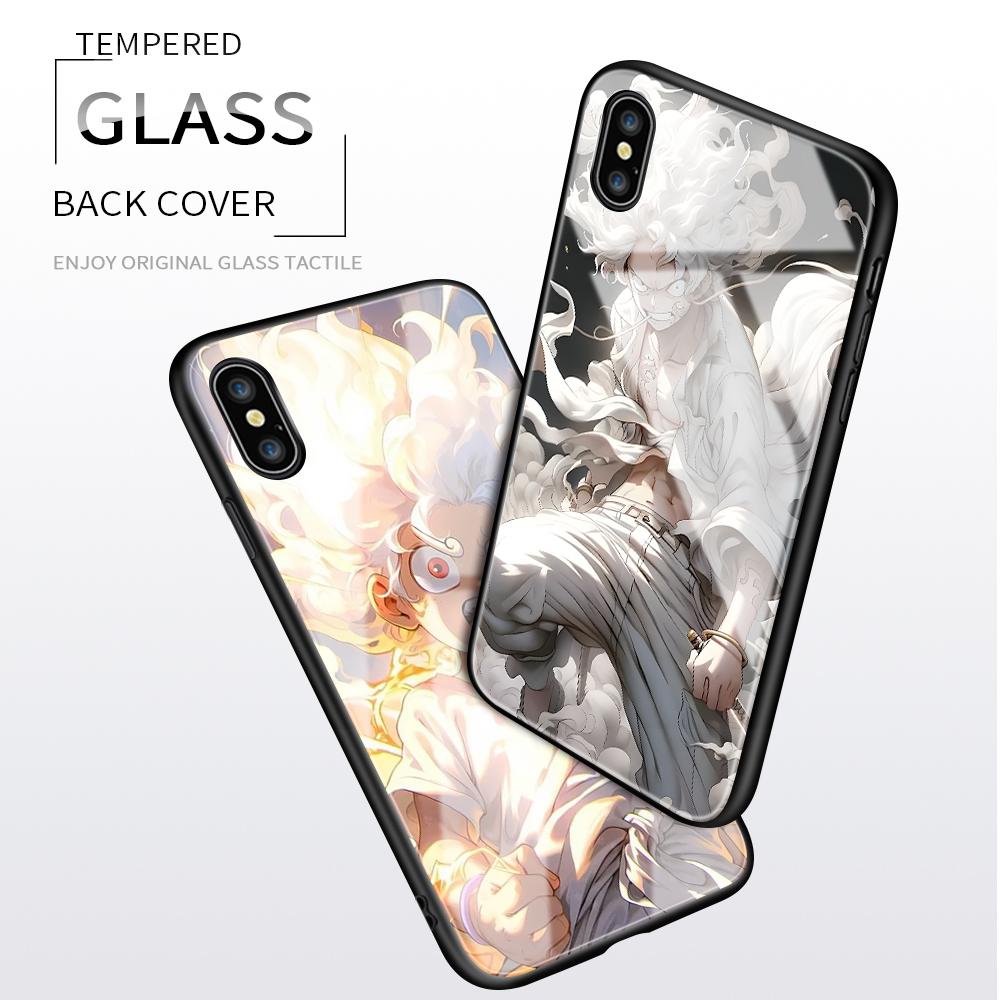 Handyhülle aus gehärtetem Glas für OPPO Reno13 Reno14 Realme 11 12Pro 14 GTNeo6 C21Y C53 C75 OnePlus Nord2 NordCE3Lite Stoßfeste Hülle mit weichen Kanten