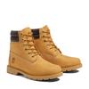 Timberland Linden Wood Waterproof Size Size 6-inch Lace-Up Boots, Women's, Wheat, 7.0 (TB1A161G2311), 24.0cm