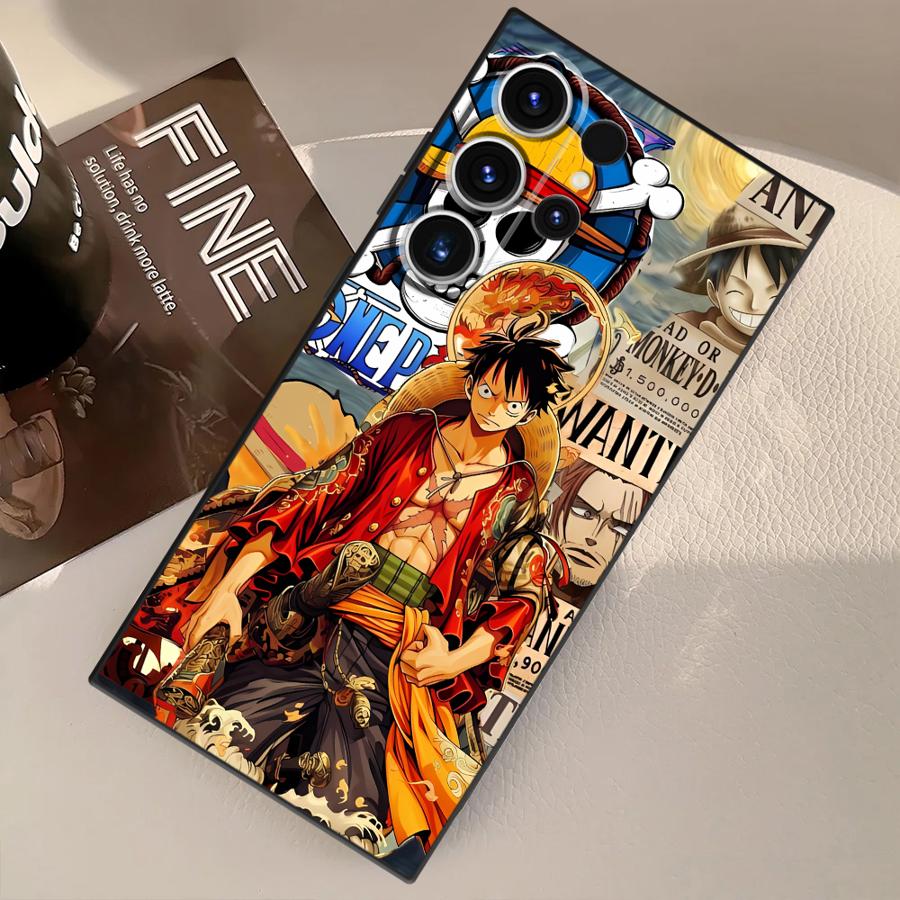 Anime Luffy Zoro Funda Phone Cover Case for Samsung Galaxy S21 S23 FE S22 S24 Plus S20 S25 Ultra S9
