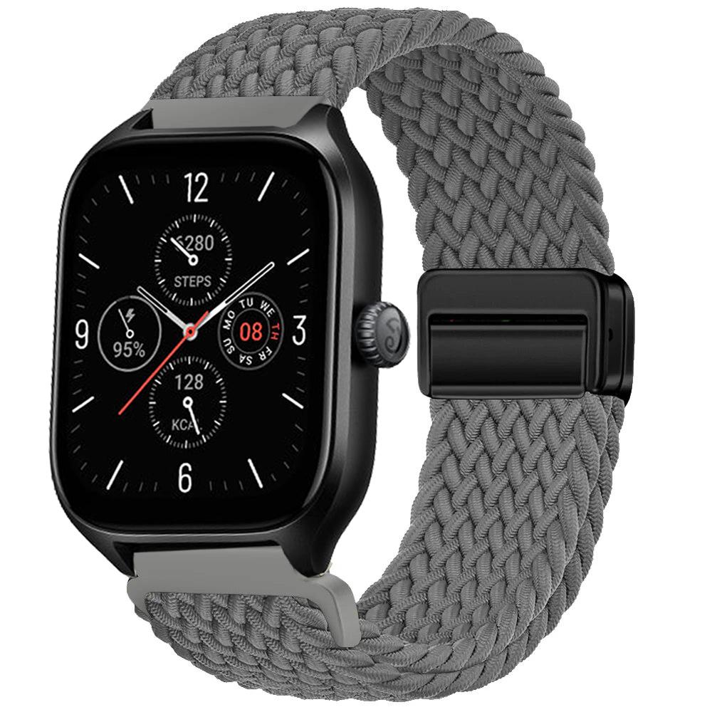 Braided Solo Loop Strap For Amazfit GTS/2/2e/3/4/GTS2 Mini/GTR 2/2e/4/3/Pro Nylon Bracelet Amazfit Bip 6 5 20mm/22mm Watch Band