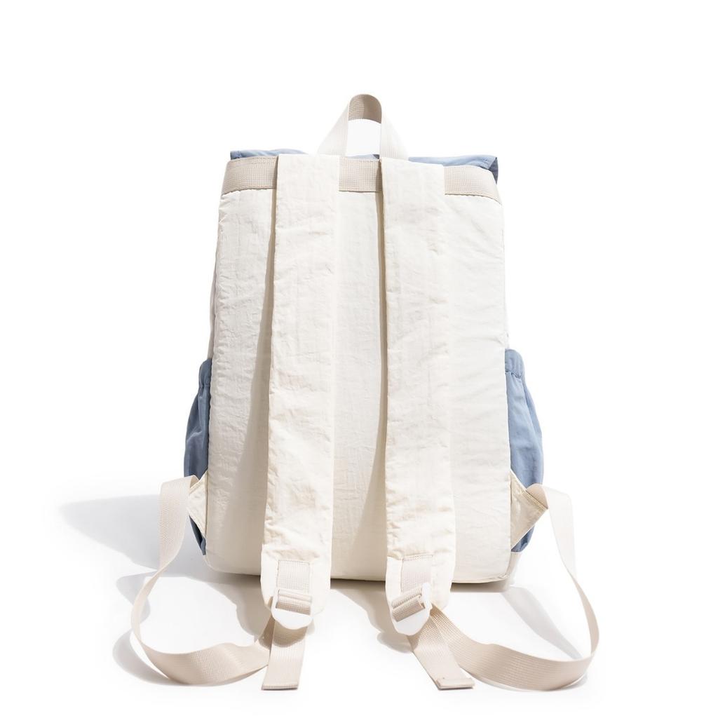 New Drawstring Flap Backpack for Couple, Multi-purpose Casual Travel Hiking Rucksack, Harajuku Preppy Style Y2K Ulzzang Ita Bag