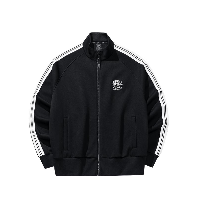 

Anta Повседневная серия Простая удобная куртка-стойка с цветными блоками, полоской с буквами, свободного кроя, спортивная куртка для женщин 162538704-1