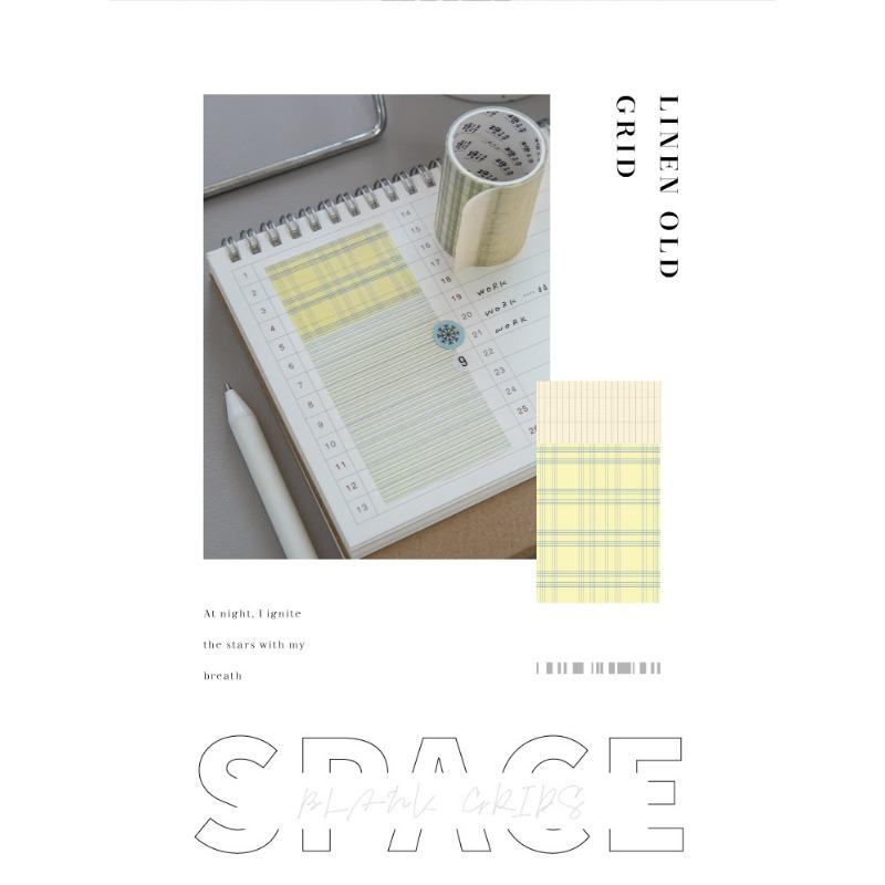 Minimalist Basic Plaid Pattern Washi Tape For Journal Diy Decoration Gift