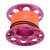 15m Cable Scuba Diving Reel Aviation Aluminum Diving Line Reel with Double Ended Hook for Outdoor Boating Marine