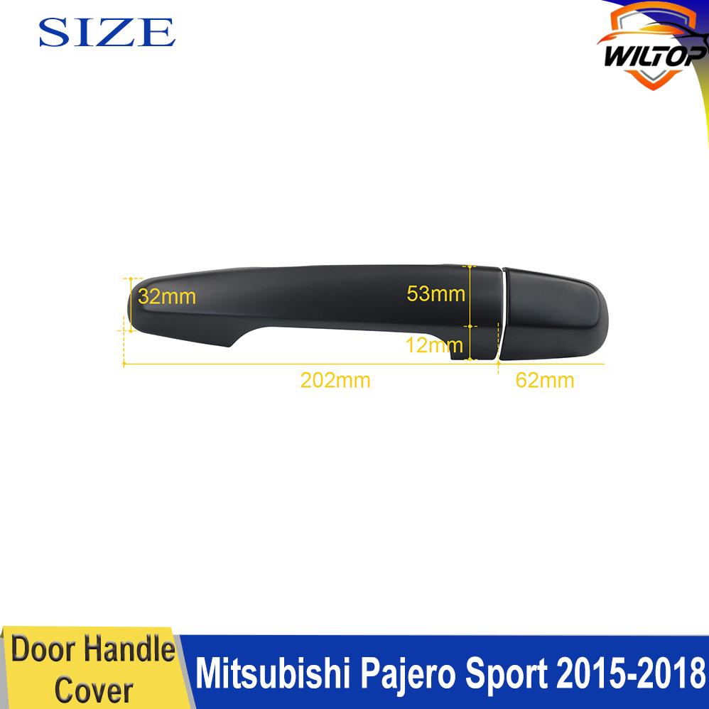 Türgriffabdeckung für Mitsubishi Pajero Sport 2015-2018 ABS-Material Schutzabdeckungen Shogun Sport Montero Sport Autozubehör