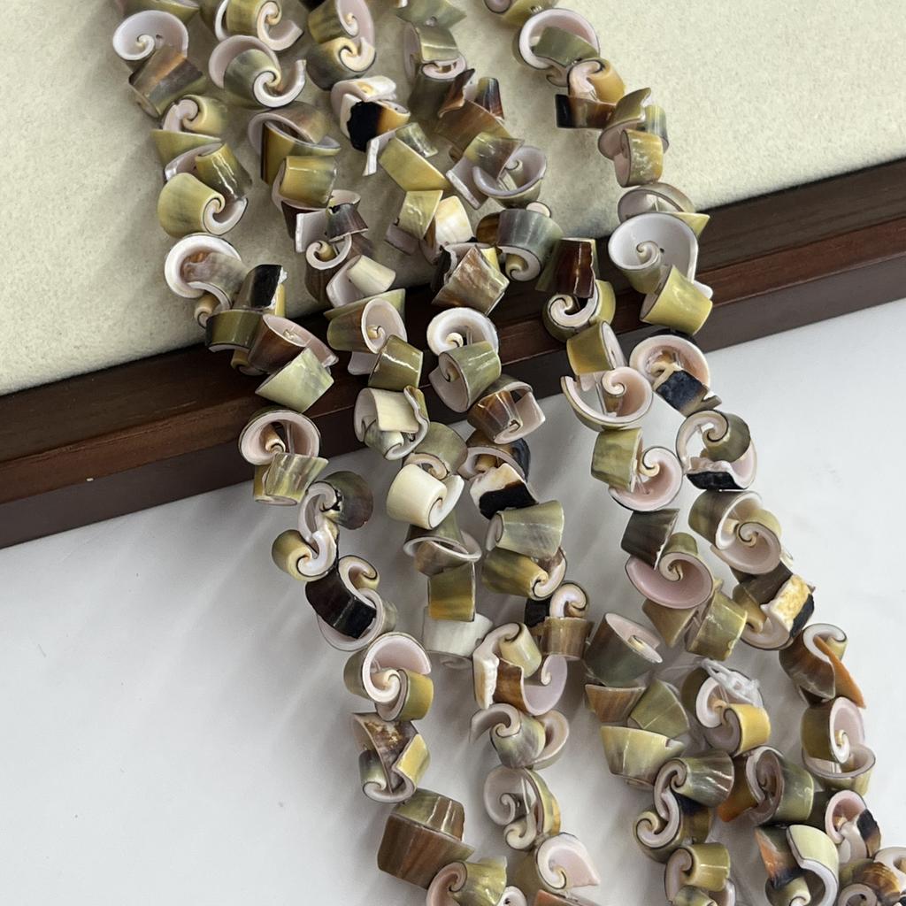 Bead Assortments Irregular Shell Beads Natural Freshwater Shell Isolation Beads 8-12mm For Jewelry Making DIY Necklace Bracelet Earrings Accessory