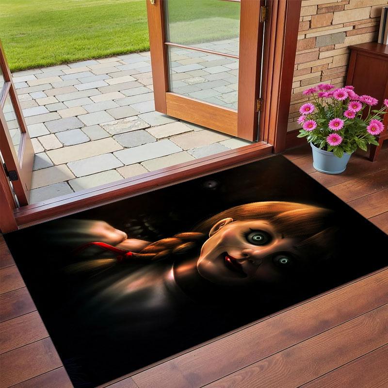 Crystal Velvet Rug Soft Non Slip Indoor Floor Mat Home DecorThe Conjuring Annabelle