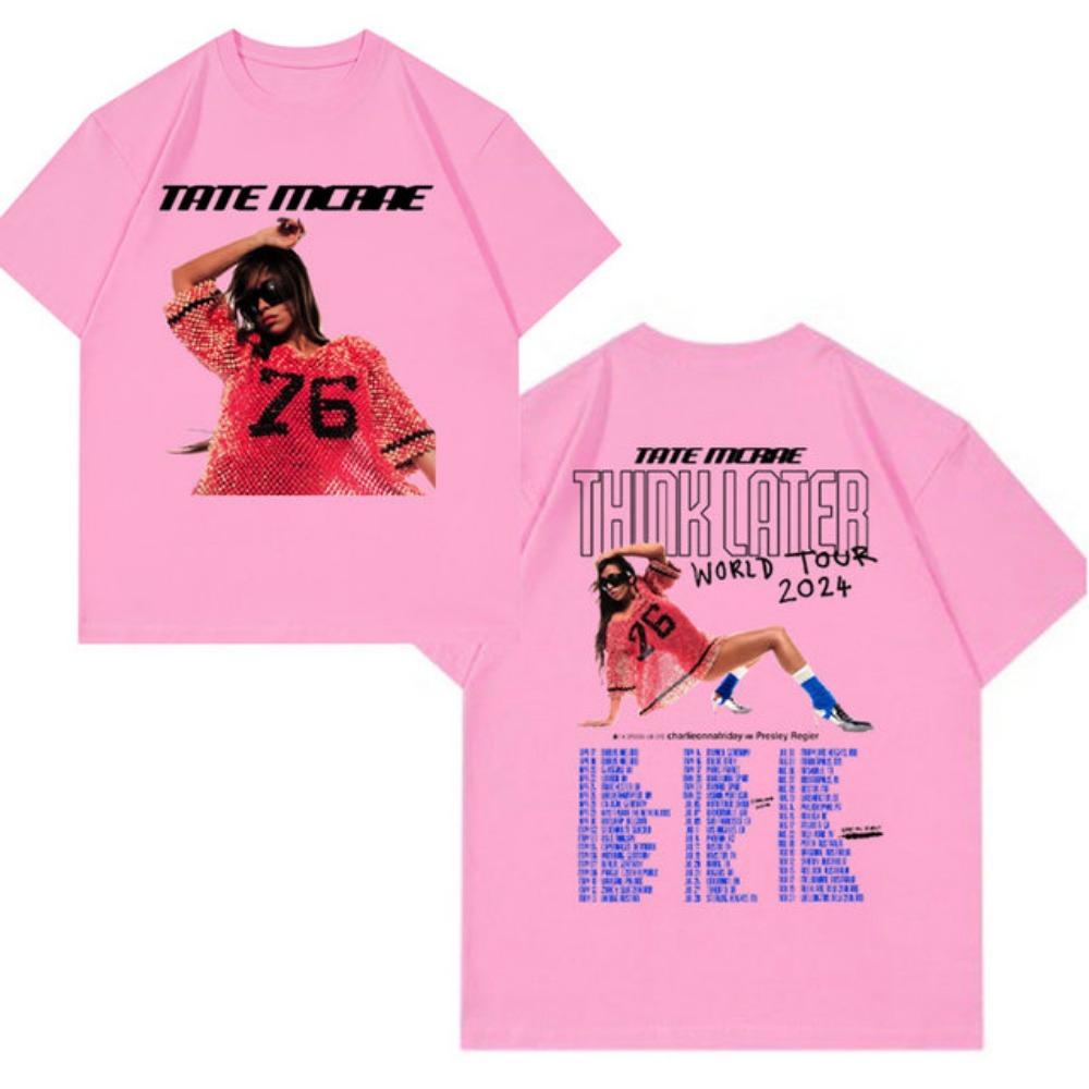 

Футболка Think Later World Tour Мужская и женская модная повседневная футболка Футболка в стиле хип-хоп Верх XXXL