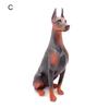 Doberman Pinscher Model Cognitive Ability Burrs-free Smell-less Action Figure Toy Doberman Pinscher for Children