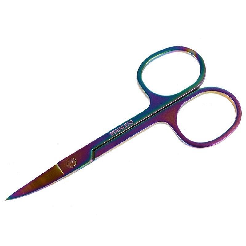 Hot Rainbow Schaar Wenkbrauw Manicure Kleurrijke Cutter Nail Make Tool Vrouw Lady DIY Mankeup Mode Apparatuur