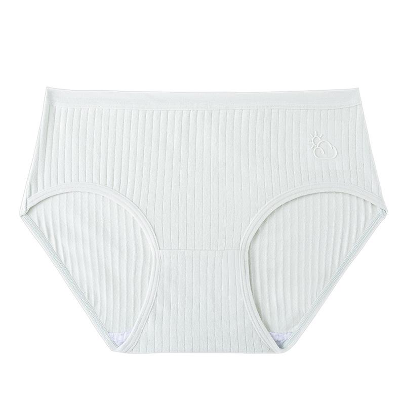 Damen-Slip, nahtlos, mittlere Taille, dünne, atmungsaktive Unterwäsche