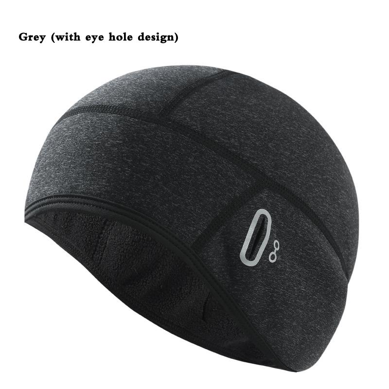 Outdoor Winter Running Cycling Warm Helmet Liner Cap Ski Pullover Cap Balaclava Velvet Bike Full Face Cover Headwear Climbing