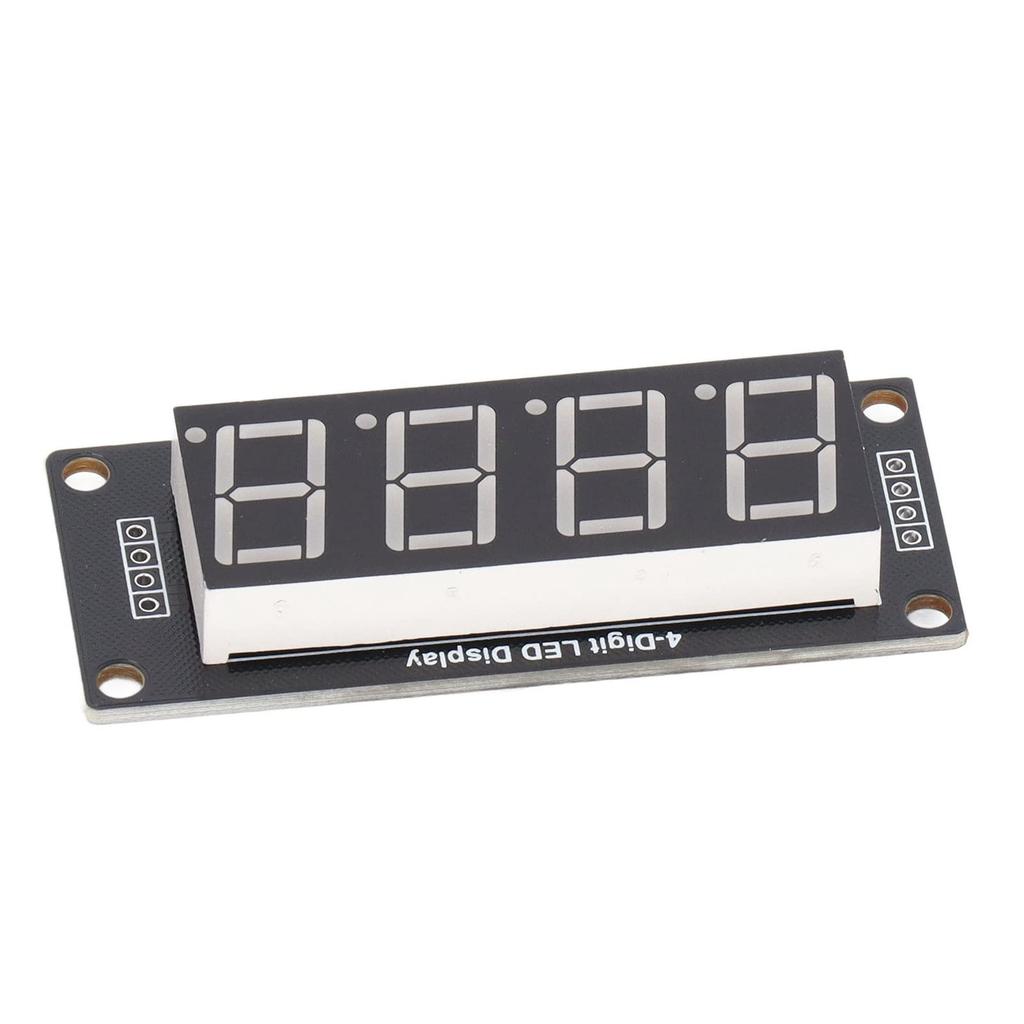 LED Display LED Segment Digital Display Pack of TM1637 Module, 4-Digit 7-Segment Module, 4, (MRA172A Red)