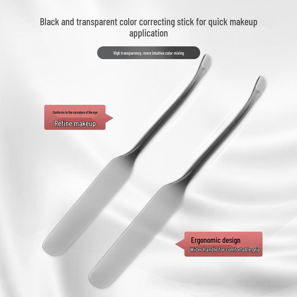 Cloud Face Foundation Palette: Transparent, Foldable Acrylic Mixing Palette with Lid for Multi-functional Makeup Use.