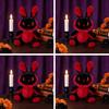 Plush Halloween Bunny Toy With Pp Cotton Filling For Kids And Holiday Decor