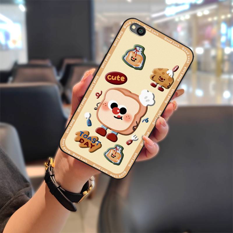 Cartoon Full Wrap Phone Case For Xiaomi Redmi GO Cute Protective Shockproof Silicone Graffiti Anti-knock Dirt-resistant