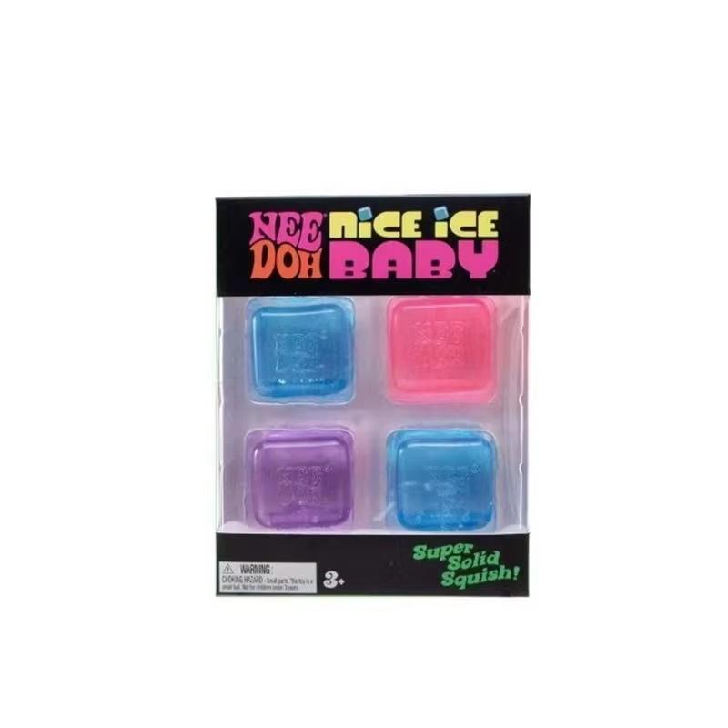 Cross-Border Silicone Baby-Shaped 4-in-1 Sensory Stress-Relief Venting Toys