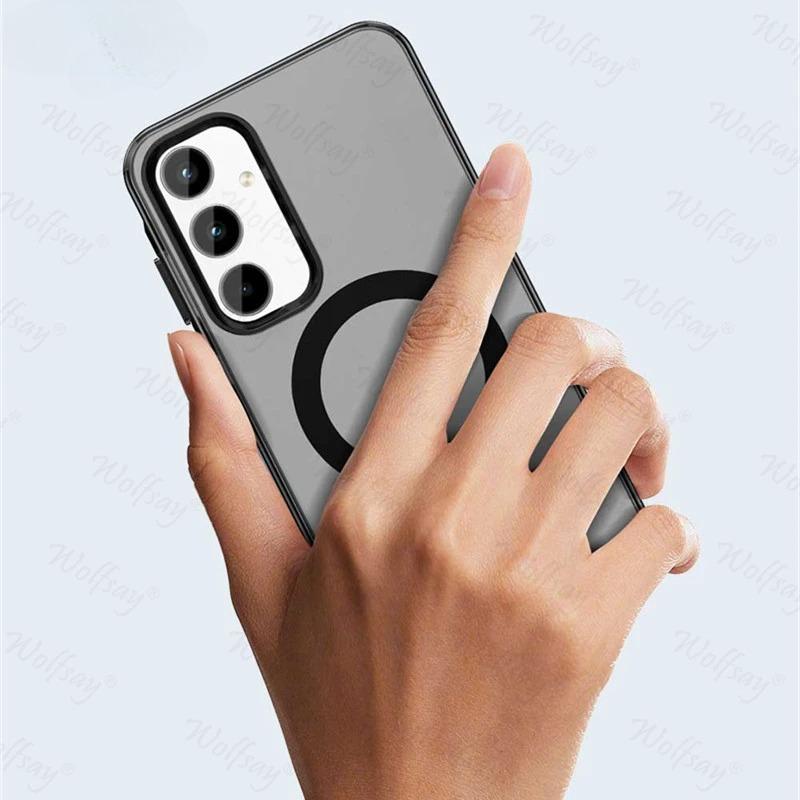Case For Samsung Galaxy Quantum 5 Case Samsung Quantum 5 Magnetic Adsorption Wireless Charge Cover For Samsung Quantum 5 Case