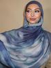 Novo Lenço Hijab Bandana Faixa de Cabeça Feminino Aquarela Vintage Luxo Praia 180cm Longo Lenço Bohemia Acessórios Muçulmanos