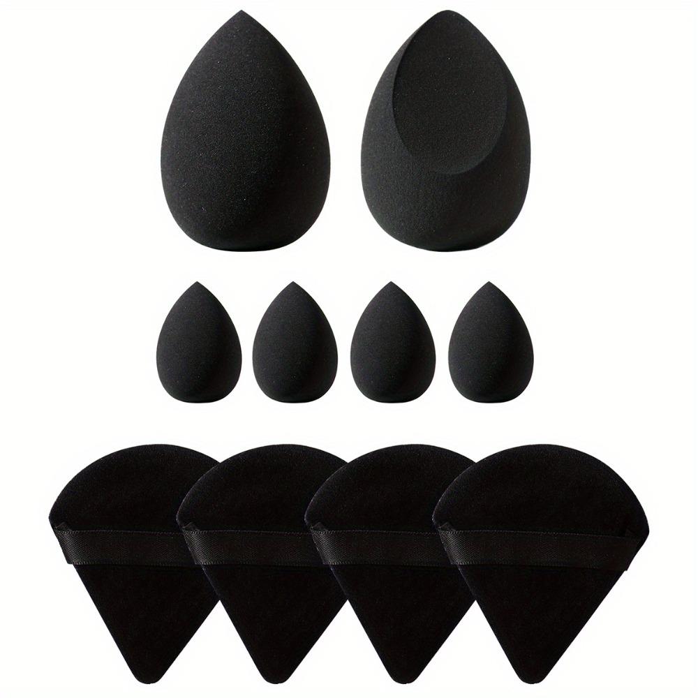 10Pcs Makeup Sponge Wet Dry Dual Use Egg Puff for Liquid Cream Powder Blending Sponge Set All Skin Cosmetic Accessories