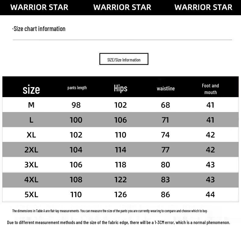 Warrior Men's Ice Silk Breathable Quick-Dry Straight Leg Casual Pants