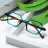 Square Computer Reading Glasses Frame Fashion Europe&America Anti-Blue Light Presbyopia Eyeglasses 0+1.0+1.5+2.0+2.5...+4.0