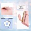 FARFADET Women's Bifold Wallet with Floral Design, Coin Purse, Card Slots, and Zippered Bill Compartment. Compact and Cute. Perfect for celebrations,