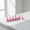 Acrylic Nail Stand 5 Grid Non Magnetic Tips Holder for False Nail Display Perfect for Salon Manicure Setup