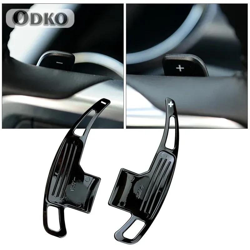 För Ford Mustang 2015 2016 2017 2018 Kolfibermönster Bilratt Växelspak Förlängning DSG Växlingspaddel