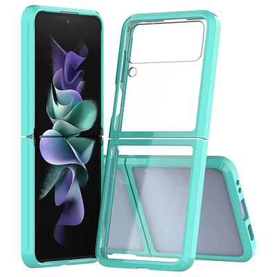 Anti -Shock Non -Slip Acrylic Clear Case For Samsung Galaxy Z Flip 4 5g Flip4 Zflip4 Anti -Fingerprint Cell Phone Accessories