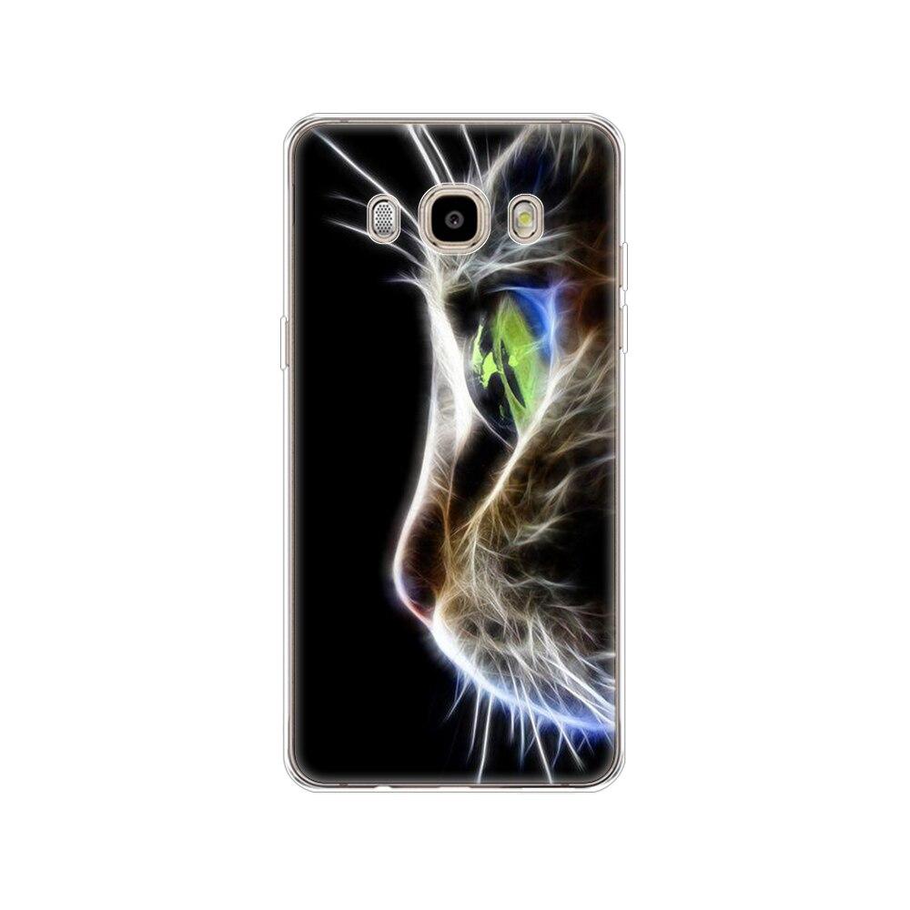 Case FOR Samsung Galaxy J7 J5 2016 Case J710 510F Cover FOR Samsung J7 J5 2016 Case Shell Winter Snow Christmas