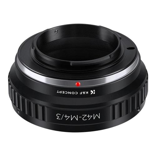 K&F Concept Mount Adapter M42-M4/3 M42 Mount Lens Micro Four Thirds Mount Conversion Micro4/3 Camera Mounting Infinity Realization Lens Adapter