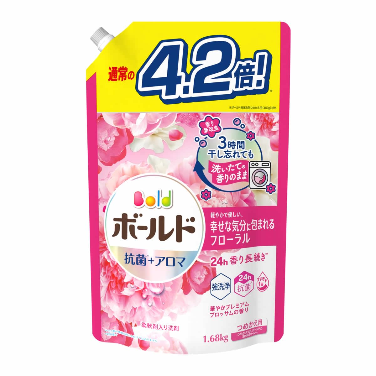 Гель Bold Gorgeous Премиум Аромат Цветущего Сада Запасной Блок, Ультра Большой Размер, 1680г