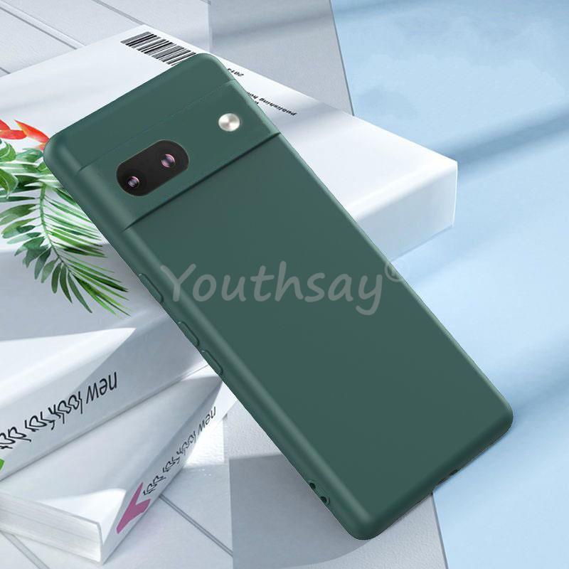 

Для Google Pixel 8A жидкий силиконовый чехол Pixel 8A чехол Fundas Coque мягкий защитный чехол TPU Google Pixel 8A 7A 6A 8 7 6 Pro For Pixel 6 Pro