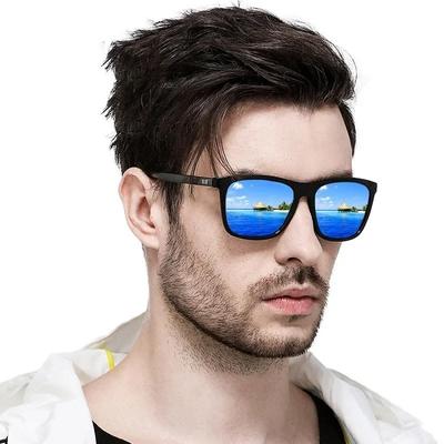 Occhiali da Sole Sportivi da Uomo Nuovi Quadrati Versatili di Tendenza Occhiali da Sole da Donna con Montatura Piccola per Guidatori Guida Outdoor Occhiali Vintage UV400
