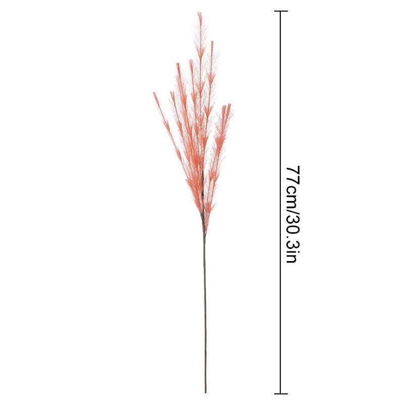 1 STK Flauschige Boho-Deko Kunstpflanze Hochzeitsfeier Pampasgras Künstliches Schilf Lang 77CM