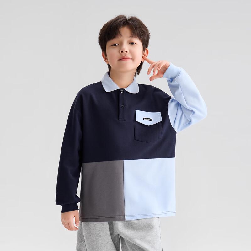 Boys Color-Block Polo Shirt 130