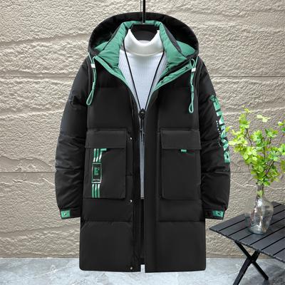 Suurused 4XL-10XL Moodne Meeste Pikk Talvemantel Üle suuruses Ülerõivad Kapuutsiga Vabaaja Lõtv Paks Soe Talveparka