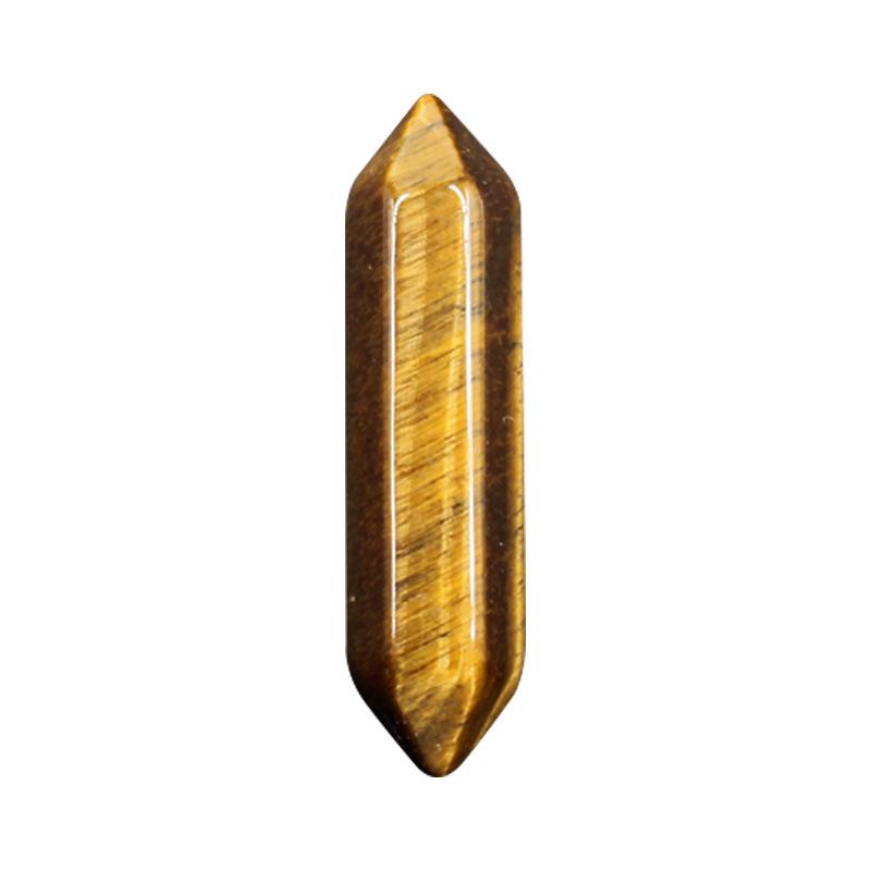 Hexagonal Crystal Bullet Head Yoga Stone Jewelry