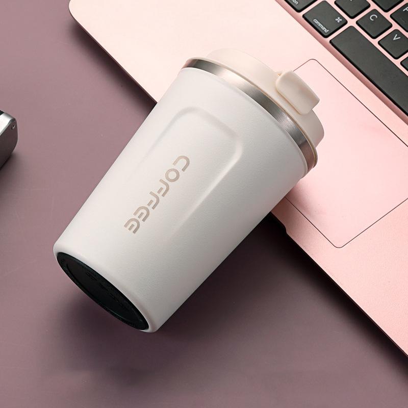 Coffee Cup Thermos Cup 380ml/510ml Vacuum Flasks Portable Stainless Steel Thermos Cup Water Bottle Travel Tea Mug Office Thermos Cup