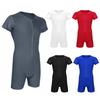 Men's One Piece Short Sleeve Front Zipper Leotard Bodysuit Wrestling Singlet Jumpsuit Romper