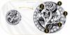 Rose Charms 925 Rose Flower Bead Pendant Charms Pr 925