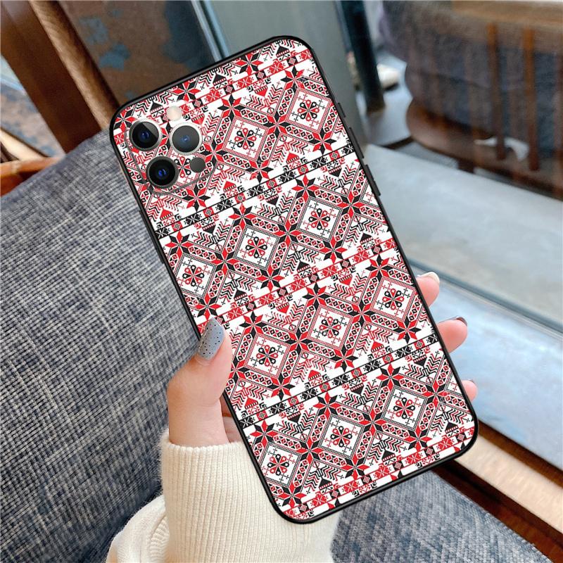 Ukraine Ukrainian embroidery Phone Case For iPhone 16 15 13 12 11 14 Pro Max 12 13 mini XR 15 16 Plus 16e Cover Shell