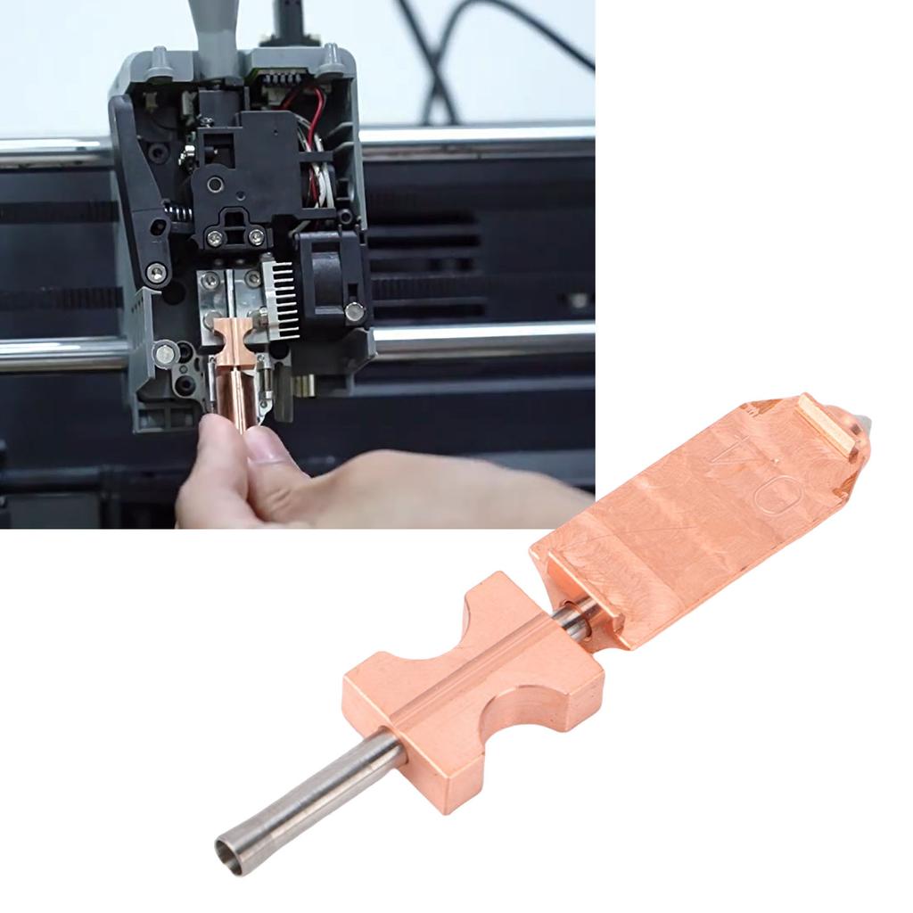 0.4mm Hardened Steel Nozzle for Flashforge AD5X 3D Printer Quick Detachable Hotend Nozzle with Silicone Sleeves Cleaning Brushes