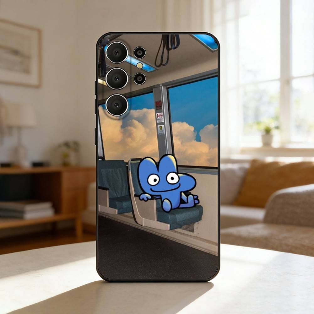Bfdi Battle For Dream Island Phone Case For Samsung S26,S25,24,23,22,30,21,10,9,Ultra,Plus,Lite,FE Soft Black Case