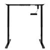 Furvero 1-motor Electric Adjustable Desk Frame (max Countertop. 120-140 X 60-70 Cm) Black N