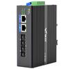 HG800 POE Industrial Fiber Optic Transceiver Switch
