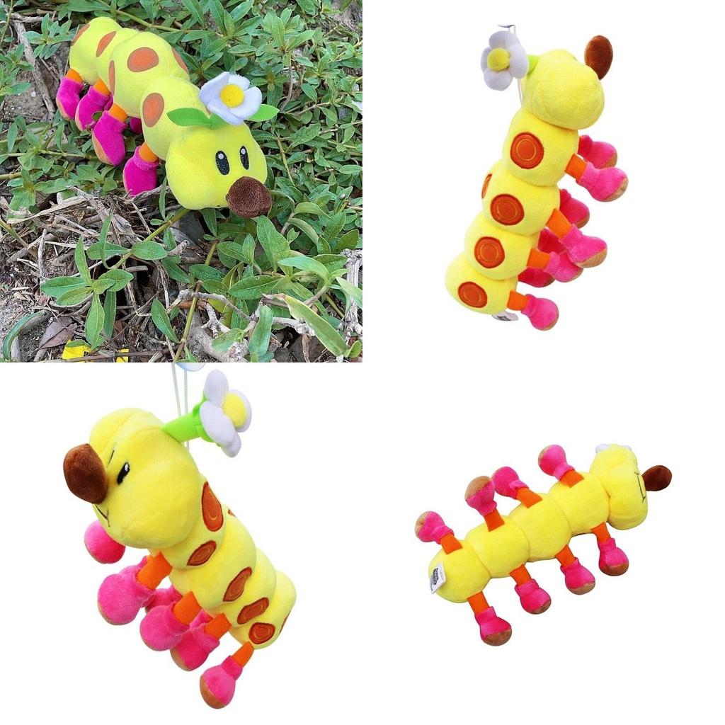 Aa Super Mario Caterpillar Plush Toy Animal Doll, Soft And Comfortable, Great Gift And Decoration, 28-30cm Height