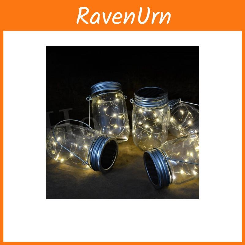 Premium Kvalitet LED Fe Lys Solcelle Murkrukke Låg Lys Farveskiftende Til Have Og Rum Dekoration