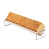 1/2Pcs Clear Cracker Serving Tray U/V Shape Cookie Display Stand Snack Serving Tray  Picnic